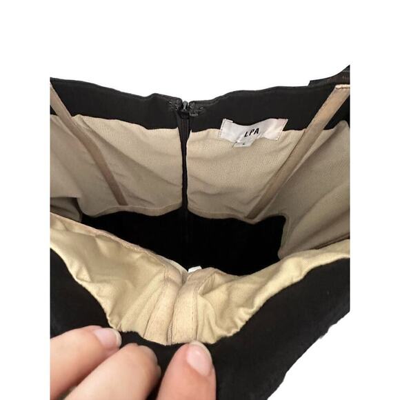 Revolve LPA Francesca Mini Dress Puff Sleeve Mini Dress in Black - Picture 7 of 8